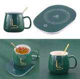 Taza con base calentadora
