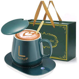 Taza con base calentadora