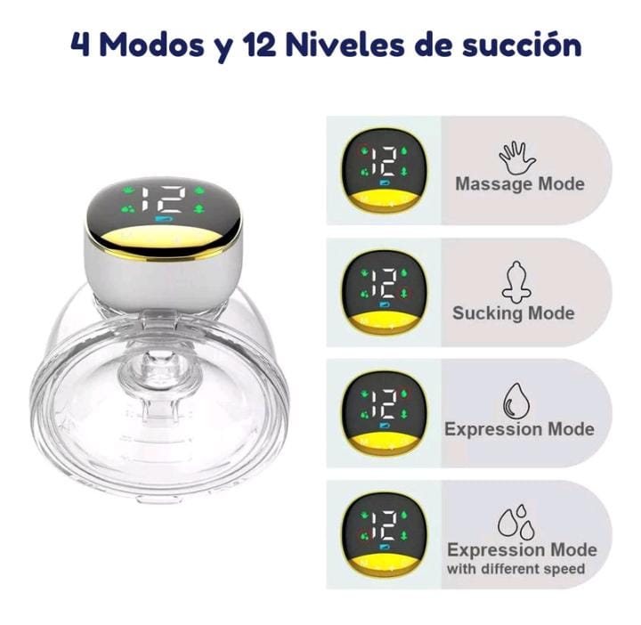 Extractor de Leche de manos libres My-373