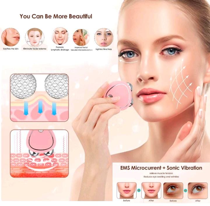 COMBO MAMÁ MASAJEADOR MICROCORRIENTE + GEL ALOE VERA