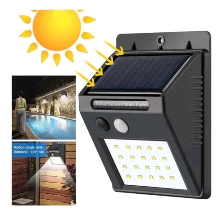 Focos Solar con Sensor de Movimiento