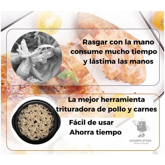 DESMENUZADOR DE CARNES Y POLLO